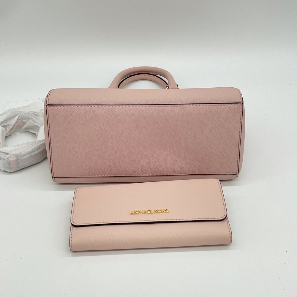 Michael Kors MD Ciara Satchel Bag & Trifold Wallet - Picture 9 of 15